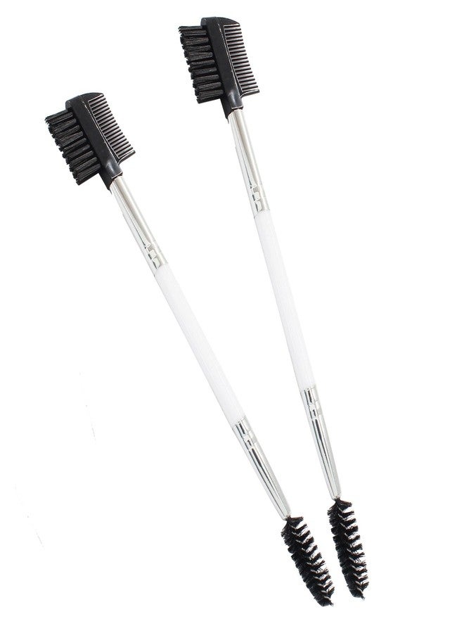 Coufce 2PCS Dog Tear Stain Remover Comb, Double-Head Dog Eye Brush Cleaning Grooming Tool for Small Dogs and Cats,White - Image 1
